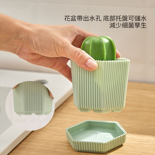 【amz嚴選】廚房小幫手_仙人掌清潔刷